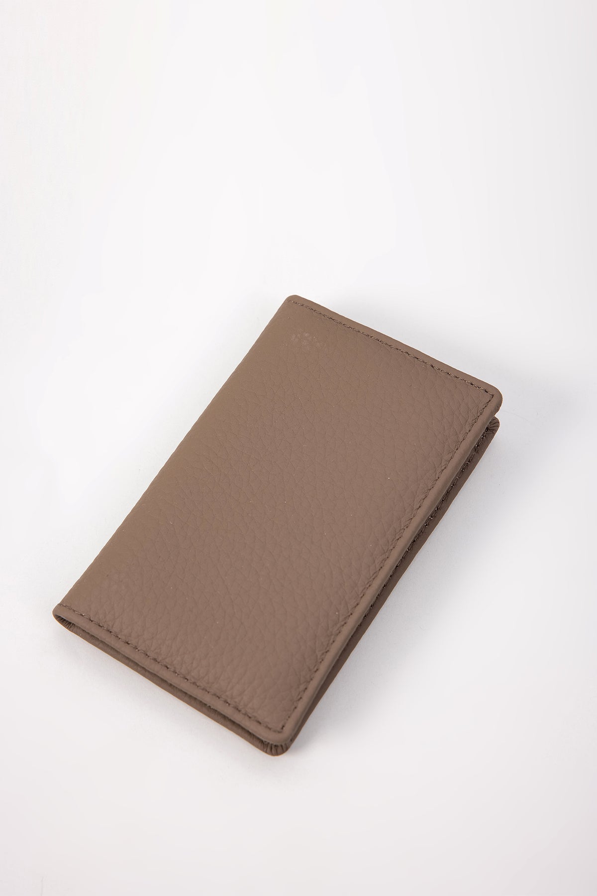 Mini Folded Card Holder - Brown