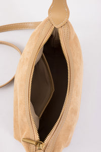 Two-Way Suede Mini Handbag