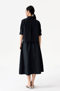 Mid Gathered Sleeve Shirt