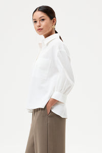 Half Concealed-Placket Shirt