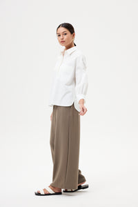 Half Concealed-Placket Shirt