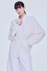 Oversized Crepe Blouse