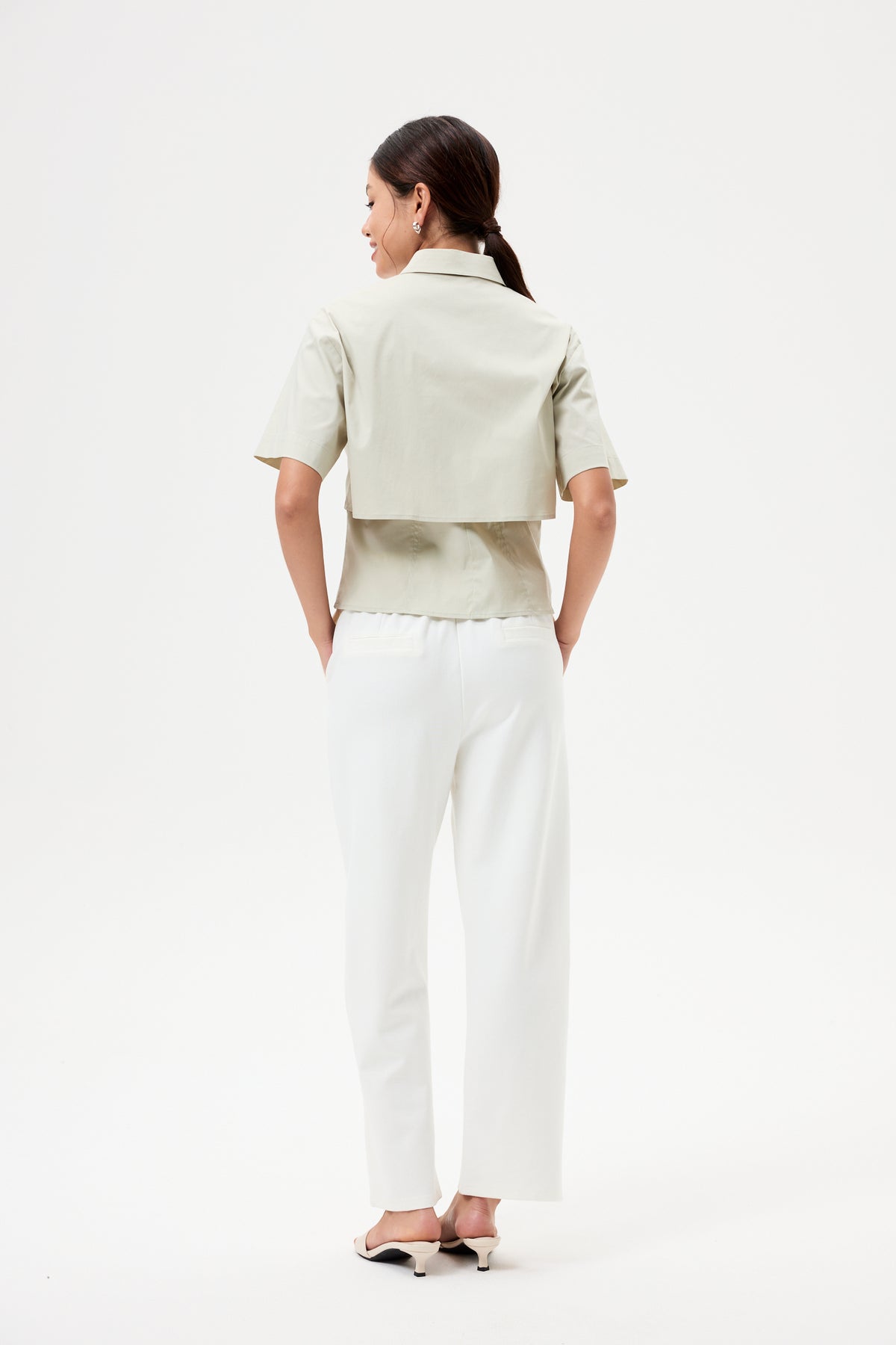 Layered Crop Shirt