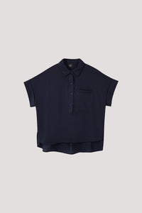 Half Placket Magyar Blouse