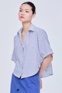 Seersucker Stripes Blouse