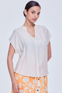 Frilled Collar Magyar Blouse