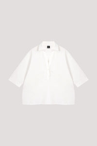 Half Sleeve V-Neck Blouse