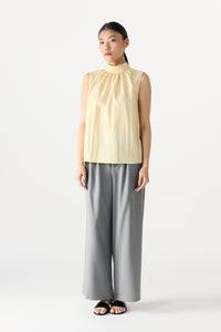 High Neck Sleeveless Top