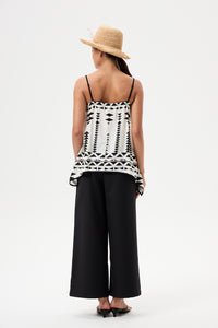 Printed Handkerchief Cami Top