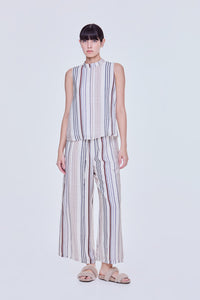 Sleeveless Striped Top