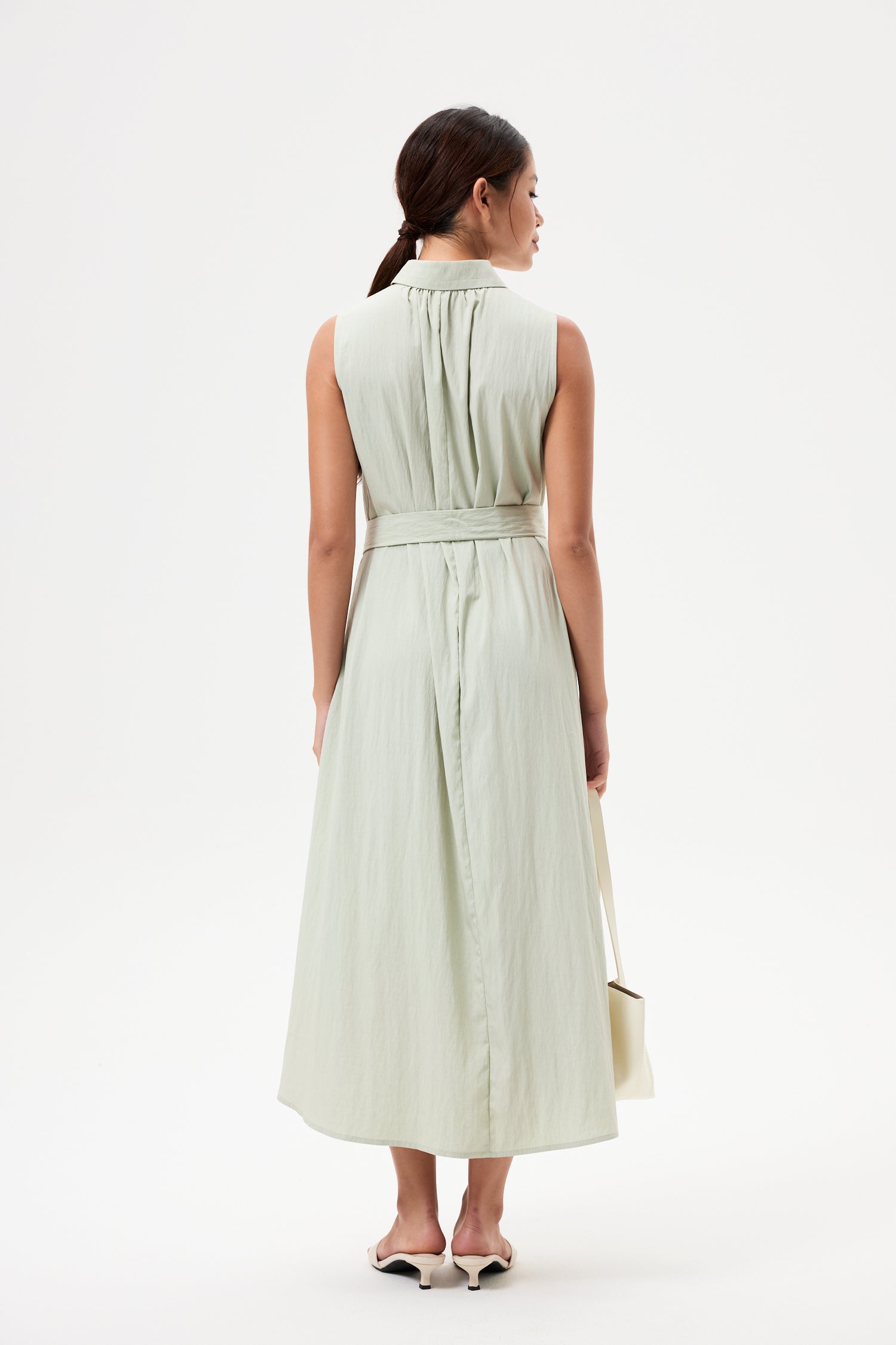 Collared Sleeveless Dress
