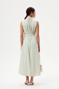 Collared Sleeveless Dress