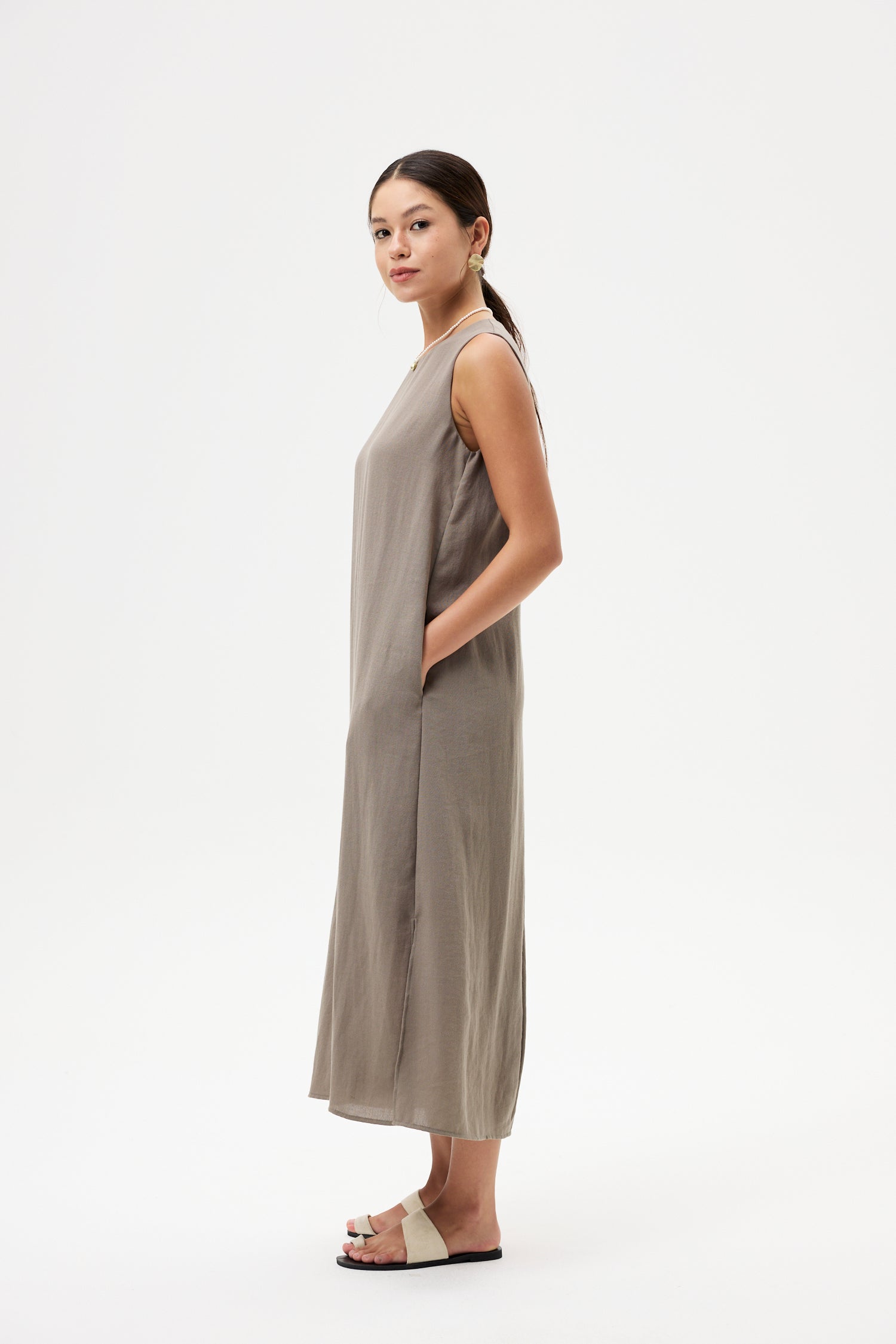 Relaxed Sleeveless Dress