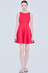 Panelled Fit And Flare Dress