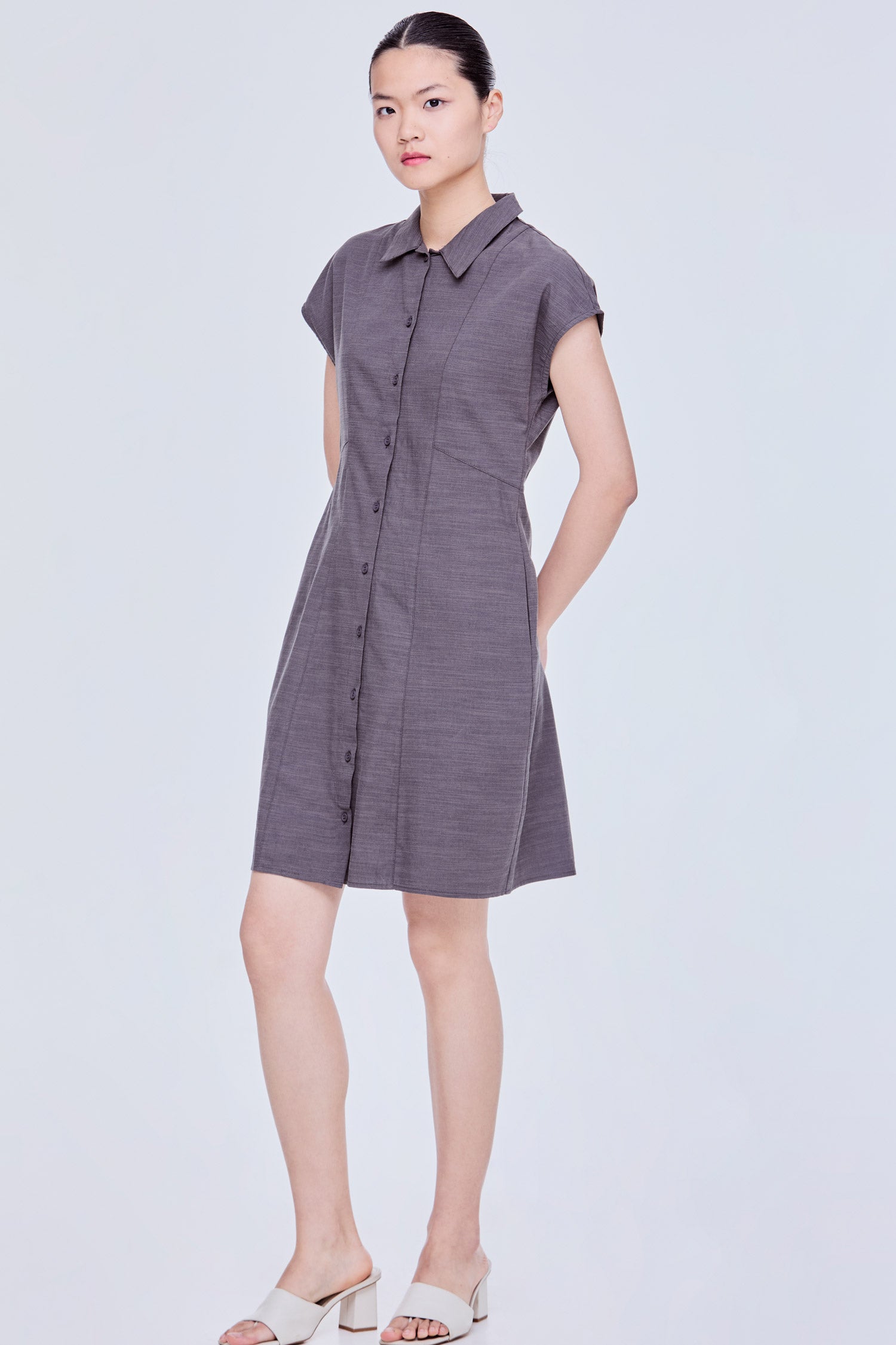 Collared Magyar Shirt Dress