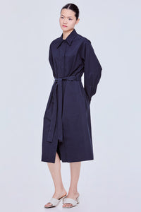 Collared Midi Shirt Dress
