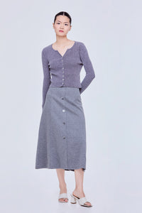 Soft Ribbed Cardigan