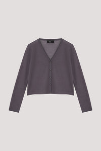 Mesh Lurex Cardigan