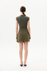 Mock Neck Magyar Knit Top