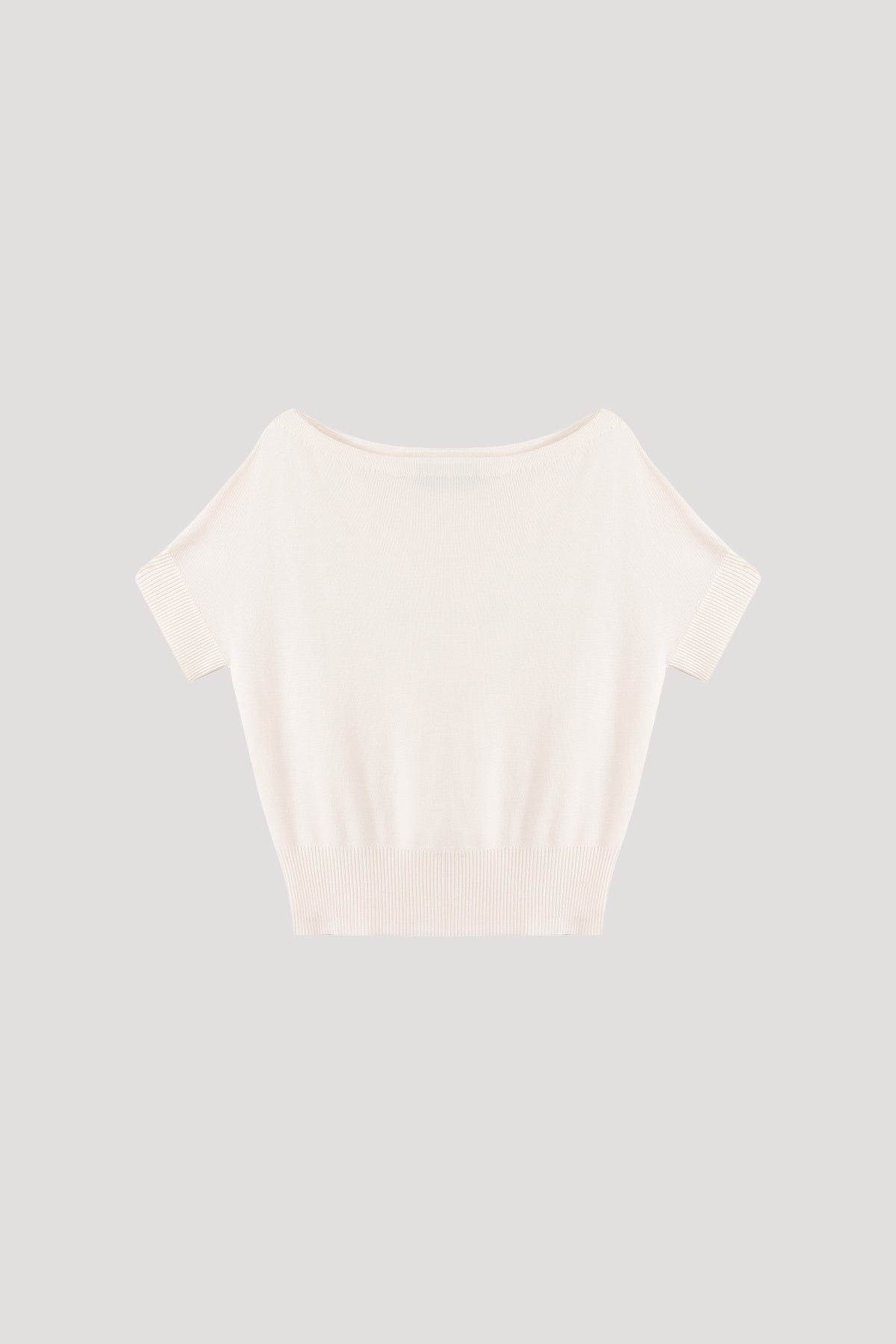 Boat Neck Magyar Knit Top