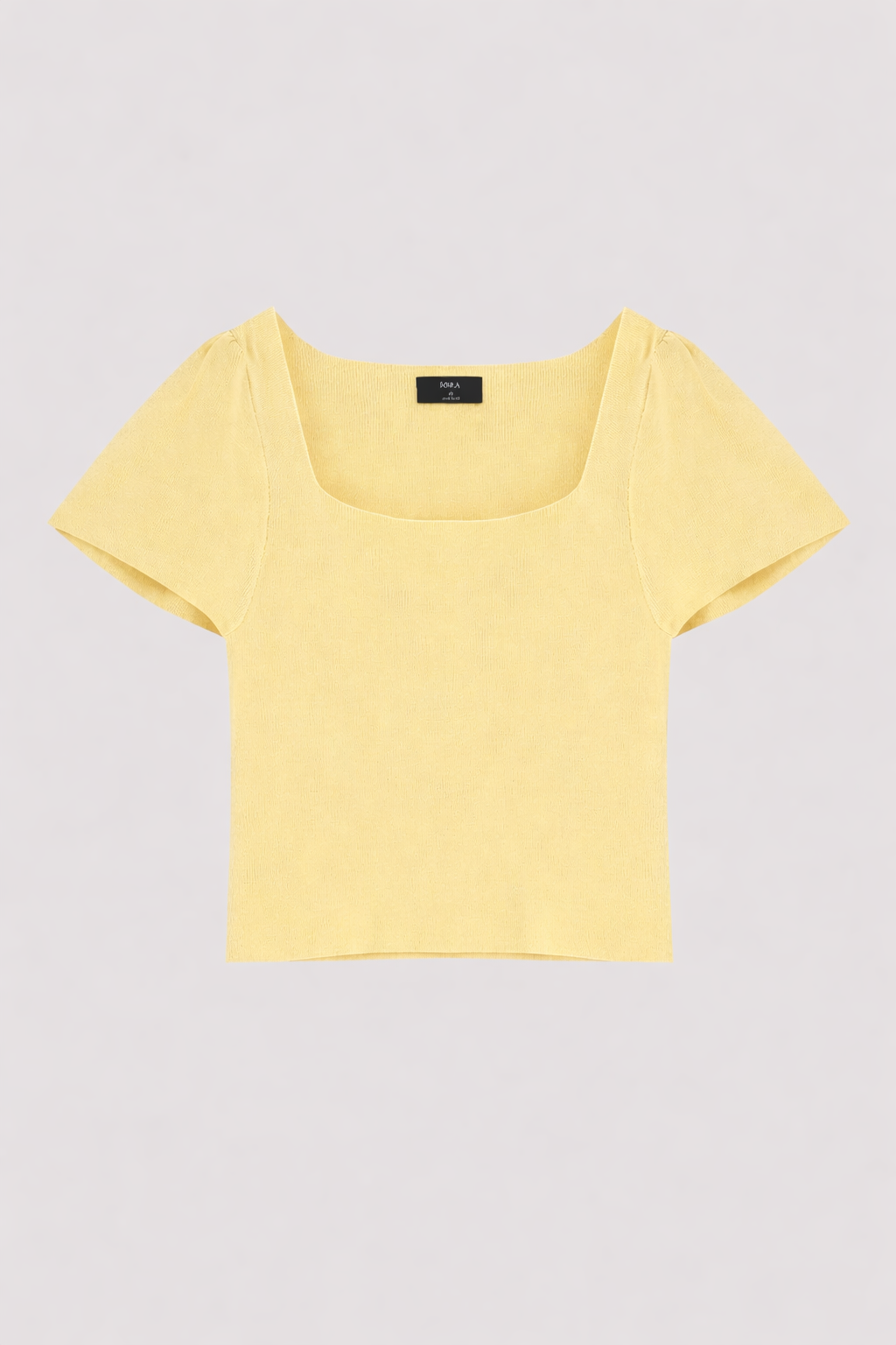 Square Neck Knit Top