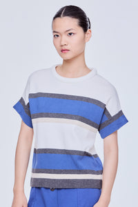 Magyar Stripe Knit Top
