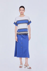 Magyar Stripe Knit Top