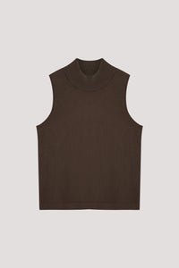 Highneck Knit Tank Top
