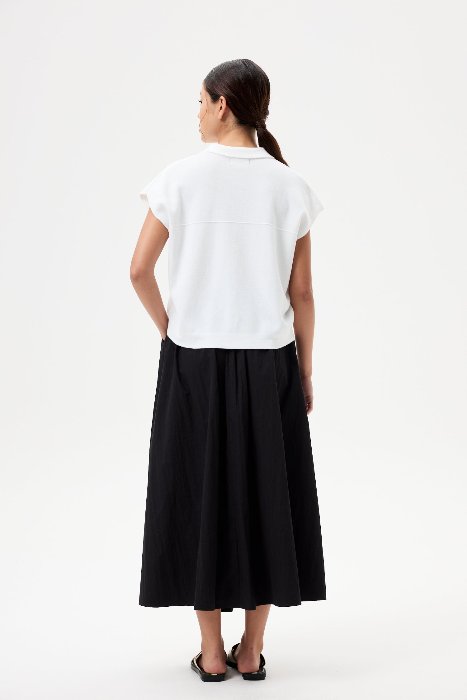Magyar Ribbed Knit Top