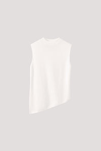 Asymmetrical Hem Knit Top