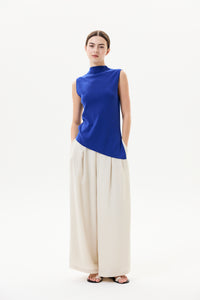 Asymmetrical Hem Knit Top