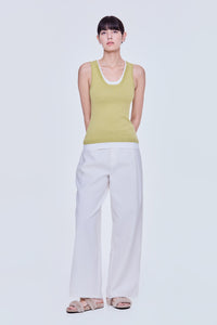 Scoop Neck Sleeveless Knit Top