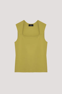 Contoured Square Neck Top