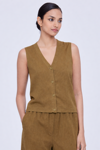 Buttondown Knit Vest