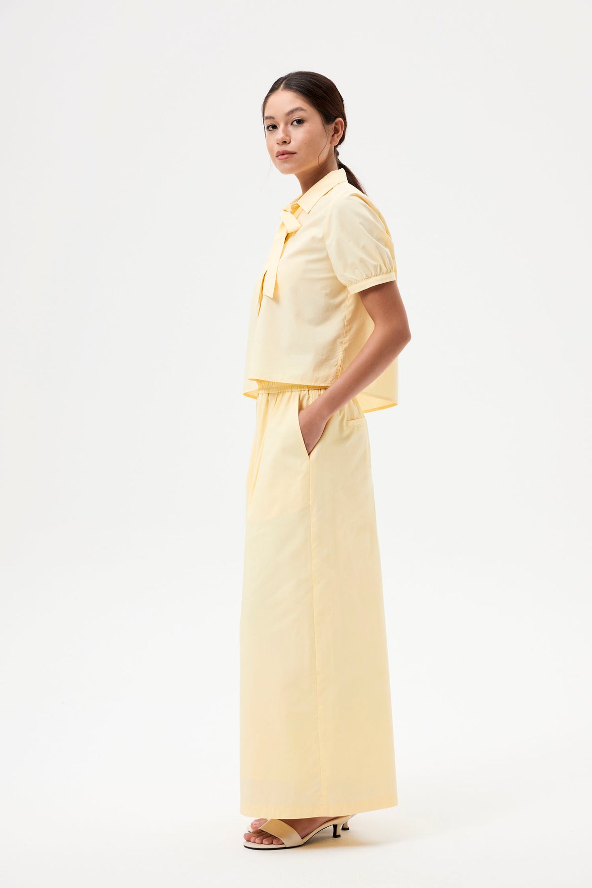 Elasticated Flare Pants