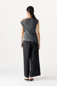 Elasticated Relaxed Straight Pants