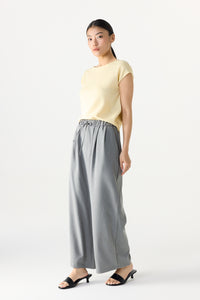 Elasticated Relaxed Straight Pants
