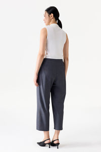 Contrast Waistband Trousers