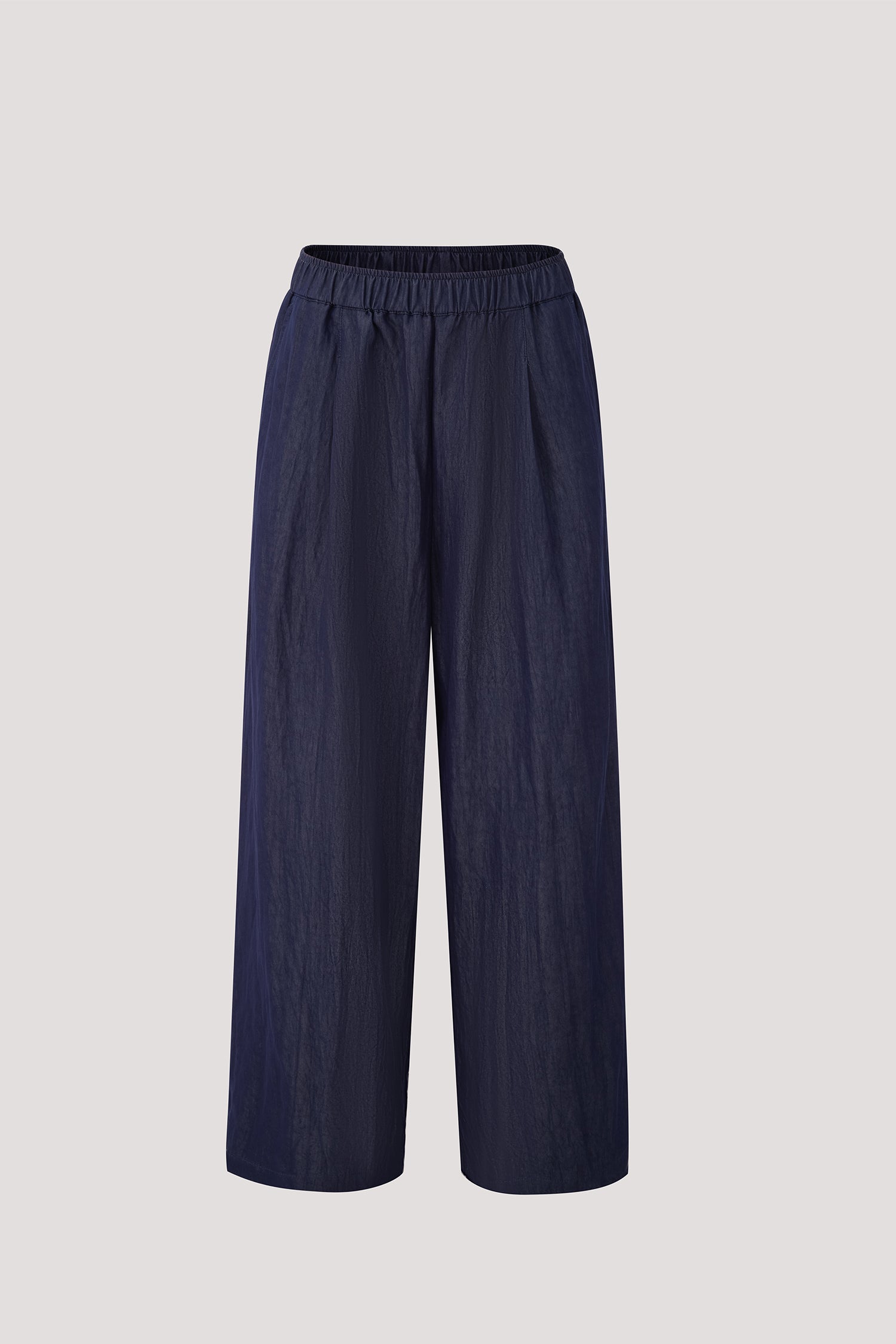 Elasticated Loose Straight Pants
