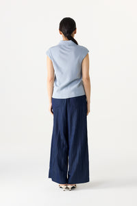 Elasticated Loose Straight Pants