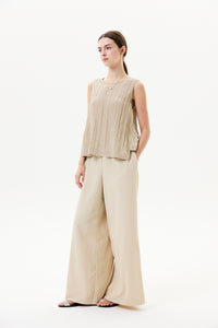 Wide Leg Straight Pants