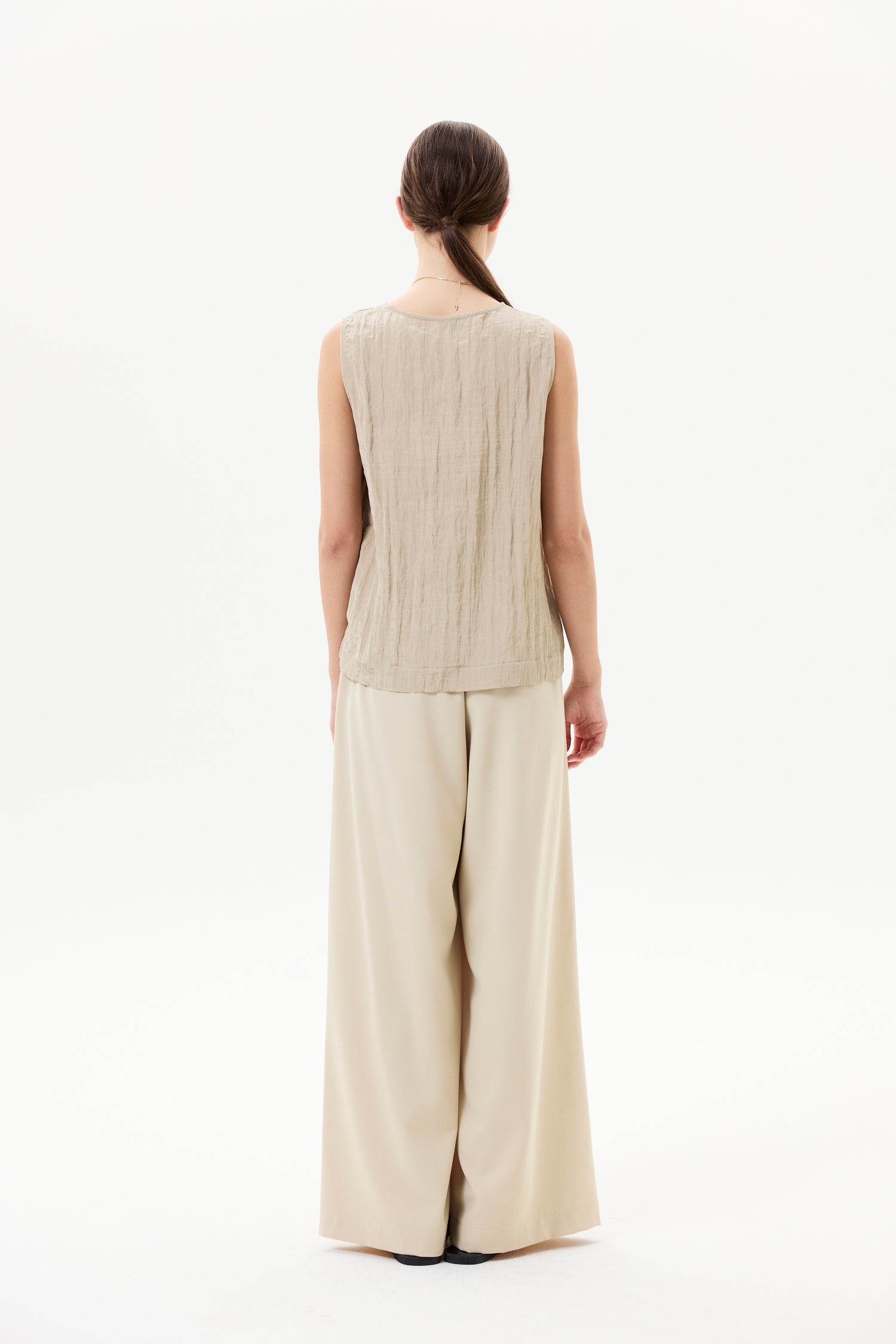 Wide Leg Straight Pants