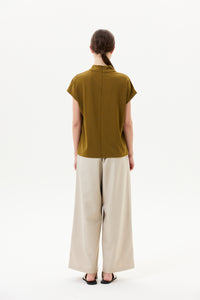Wide Leg Straight Pants