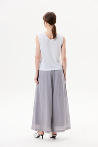 Elasticated Wide Leg Pants