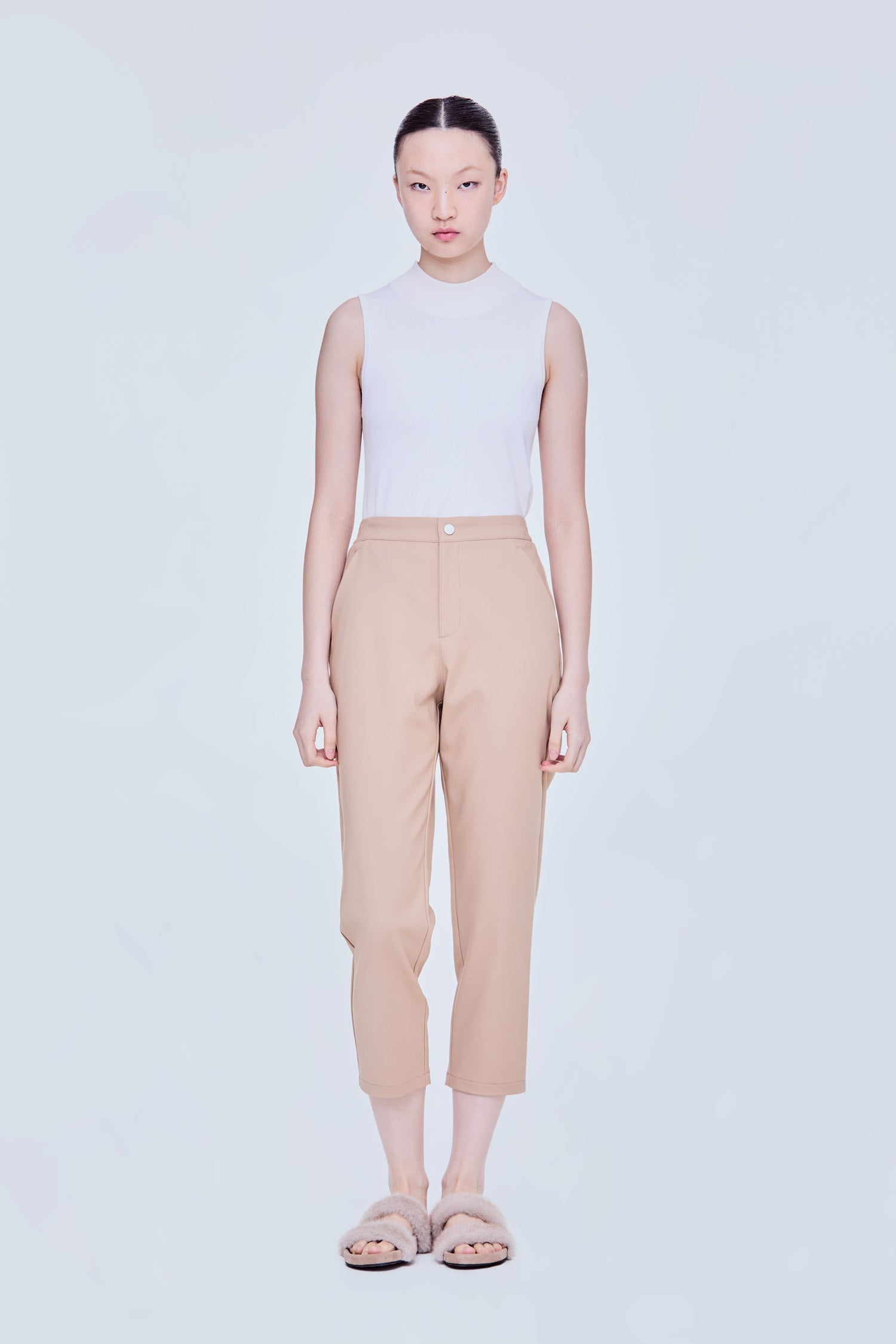 Elasticised Tapered Pants