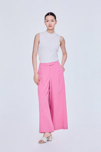 Casual Wide Flare Trousers