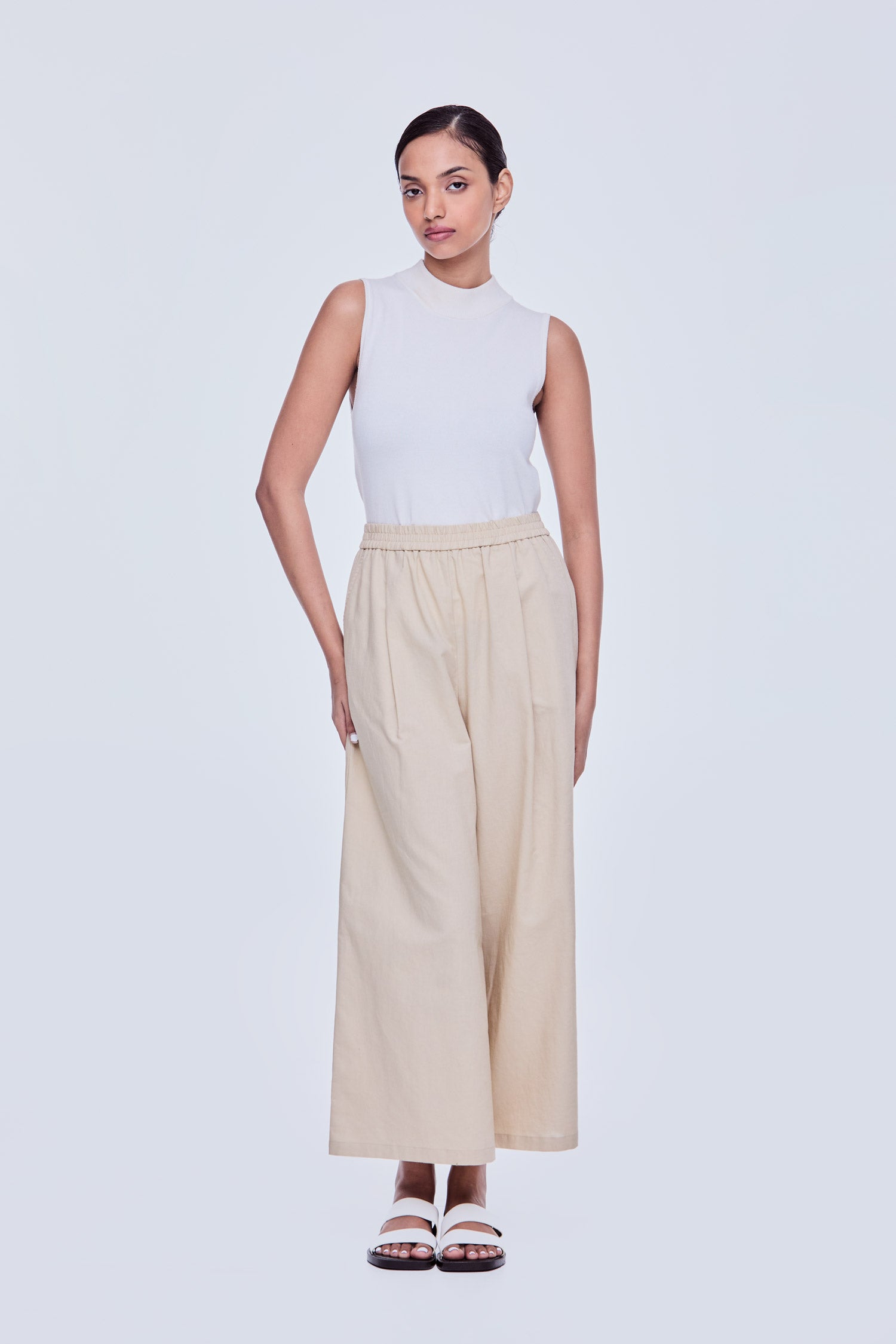 Elasticised Casual Pants