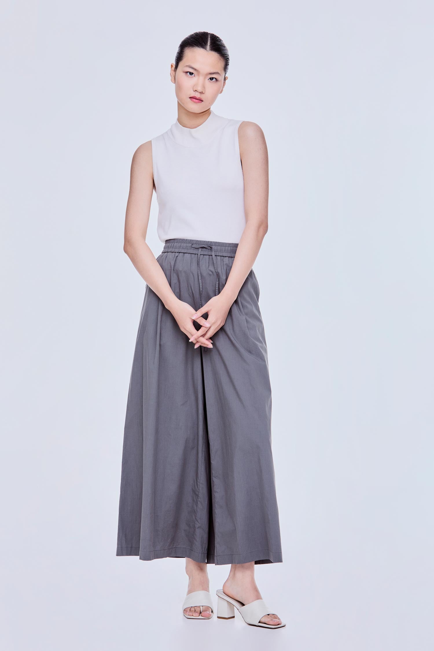 Elasticated Flare Pants