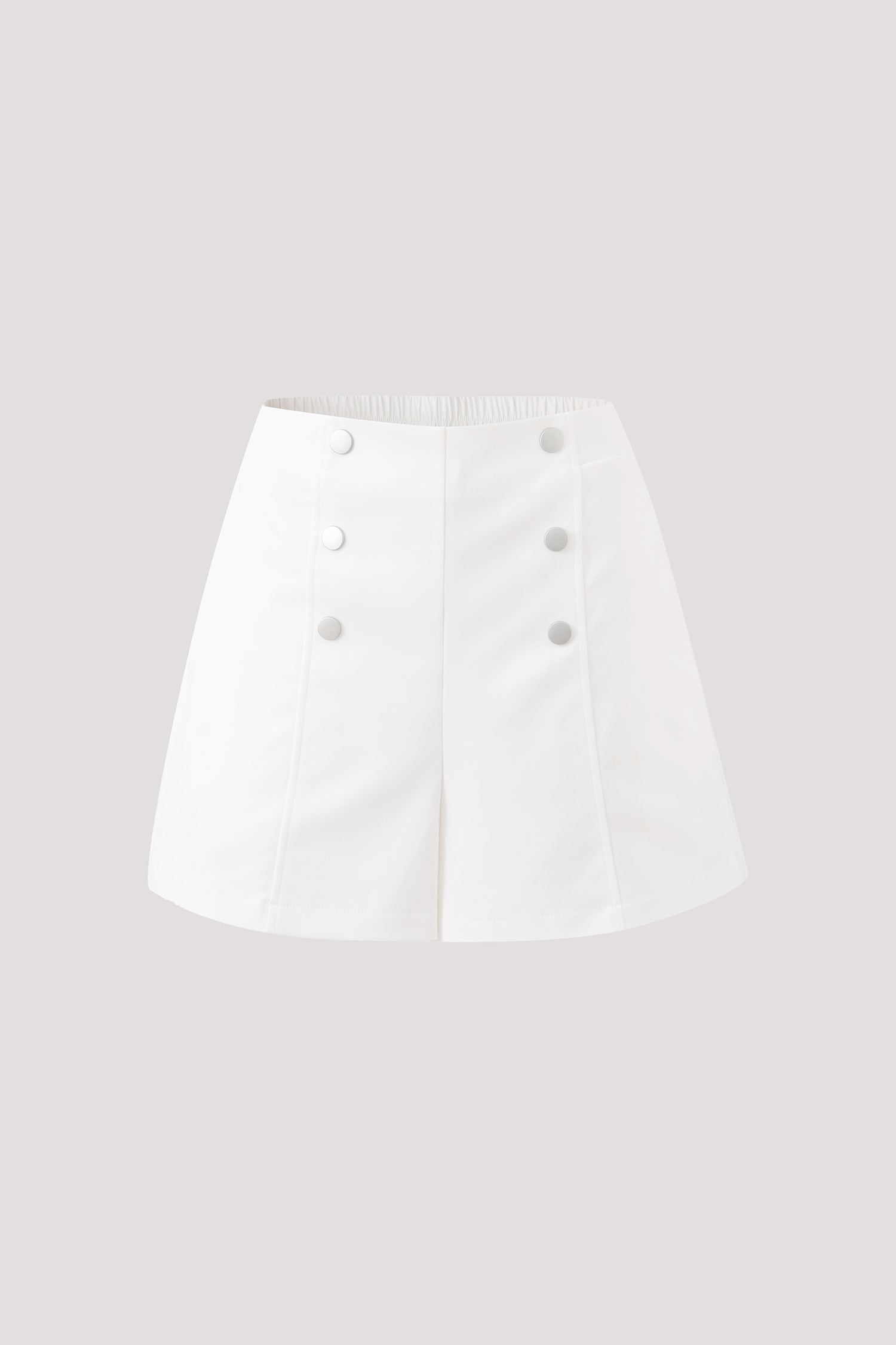 Elasticised Buttoned Shorts