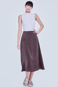 Soft Flare Midaxi Skirt